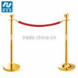 Elegant Barrier Stanchion With Velours Rope thumbnail-5