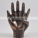 Art Deco Riproduzioni Metal Craf Holding Hand Sculpture for Sale thumbnail-1