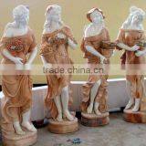 Life Size Garden Sculpture Four Seasons Marble Statues for Sale thumbnail-2
