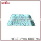 Leaves Full Printing Custom High Quality Square Plastic Bar Serving Trays thumbnail-2