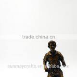 Wholesale Custom High Quality Polyresin Soccer Trophy Statue for Sale thumbnail-3