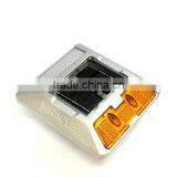 Solar Powered(Charging) LED & Reflector Road Stud(Cat Eyes / Pavement Marker) MS-200S(Single Side / 1000m Visibility)