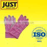 Pink Garden Glove With Pvc Dotted thumbnail-1