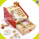 Wholesale Baby Wooden Pretend Cash Register Fashion Kid Wooden Pretend Cash Register Wooden Pretend Cash Register W10A037 thumbnail-5