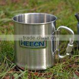 Stainless Steel Coffee Mug/Camp Cup/Carabiner Hook thumbnail-1