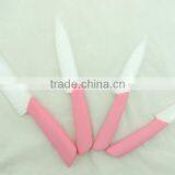 Colorful Antislip Ceramic Kitchen Knives Set 4 Pieces 3 to 6 Inch thumbnail-5