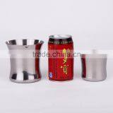 Wholesale Cheap Tobacco Cigarette Custom Logo Made Metal Portable Pocket Cigar Ashtray thumbnail-5