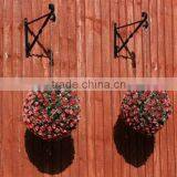 Artificial Topiary Flower Ball Red Rose Ball Twin-Pack With Hanging Chain thumbnail-1