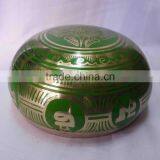 Best Selling Om Mani Padme Colored Tibetan Meditation Singing Bowl thumbnail-4