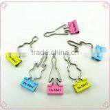 Creative Colorful Music Gutiar Shapes Metal Binder Clips