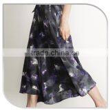 Floral Print Women Long Maxi Skirt thumbnail-4