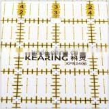 Kearing Pro Durable Acrylic Grid Rectangular Shape Quilting Patchwork Ruler Template 24''& 6 ''inch OEM # KPR2406 thumbnail-2