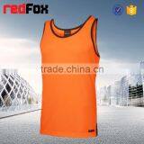 180gsm Net Long Sleeve Safety T-shirt for Running Mesh Safety Red T-shirts Fire Proof Safety T-shirt thumbnail-5