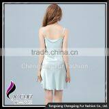 CXDDQ03 Simplicity Femme Sexy Silky Satin Chemise Nightgown Lingerie Sleepwear thumbnail-6