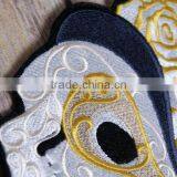 2017Customized Cool Skull Embroidery Patch, Virious Skull Embroidered Patch thumbnail-4