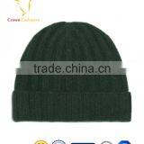 Best Selling Rib Fashion 100 Cashmere Beanie Hats thumbnail-4
