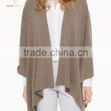 Women Warmest Wholesale Cashmere Knitted Poncho thumbnail-1