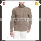OEM Bulk Price Design Cardigan Sweater Cable Sweater Knitting Patterns Hand Knitted Sweater thumbnail-1