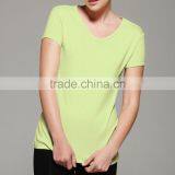 Oem Service Women's Cotton/spandex t Shirt Slim Fitted thumbnail-1