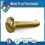 Made in Taiwan Slotted Phillips Pozi Pan Cheese Head Machine Screw Brass Material Stainless Steel Carbon Steel thumbnail-4