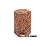 Sell Rattan Trash Bin thumbnail-1