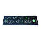 IP65 dynamic vandal proof stainless steel backlight PC keyboard with trackball with numeric keypad