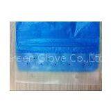 Blue Xlarge Disposable PE Gloves Adequate Thickness With Emboss thumbnail-1