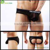 OEM Service Supported Gay Men Thong Pouch Sexy Men Underwear Sexy Gay Men Underwear Factory Empty Briefs Gay Underwear thumbnail-5