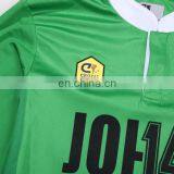 Sublimation Mens Soccer Training Suits Unisex Green Training Jersey Kit thumbnail-4