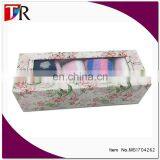 custom your own printing paper sock gift box sock packaging box with pvc window