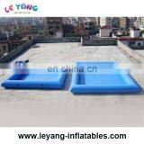 PVC Durable Square / Rectangular Shape Inflatable Swimming Pool for Kids or Adults