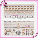 Temporary Colorful Tattoo Metallic Flash Tattoos thumbnail-6