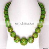 Green Feroza 100% Precious Stone Malas thumbnail-1