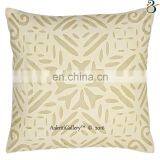 Indian Pillow Case Handmade Cutwork Patch Work Home Decor Sofa Kantha Cushion Cover thumbnail-1