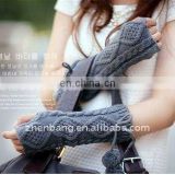 Simple Customized design promotional acrylic knit gloves maker