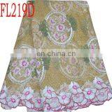 Sales Well African Swiss Embroidery Lace(FL219C)high Quality/best Price/in Stock/fashion Style/beautiful/multi Color thumbnail-4