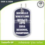 Custom Personalized Couple Antique Souvenir Round Metal Dog Tag thumbnail-1