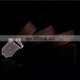 CAV10 Wholesale Customized High Quality Navy Woven Belts Small MOQ thumbnail-1