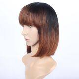 Short Fashion Style Top Quality Hot Selling Virgin Human Hair Wig thumbnail-3