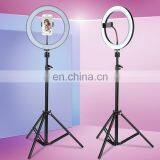 10" Led Ring Light Mobile Phone Camera Video Photography Tripod Stand With Selfie Ring Light thumbnail-7