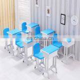 Double Standard Classroom Desk And Chair Set Classroom Desk And Chair For Children thumbnail-1