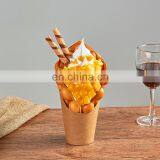 Ice Cream Display Model Simulation Food Hongkong Egg Bubble Waffle Model Display With Paper Box Egg Waffle Model thumbnail-2