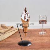 Fake Snack Decoration Props Simulation Dummy Ice Cream Waffle Cone Sample Mould Display With Snack Rack thumbnail-4