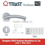 TH008:trust stainless steel hollow smooth door handle
