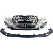 Последний боди-кит (набор элементов внешнего оформления). Передний бампер с обновленным дизайном в стиле RS4 для запчастей автомобиля Audi A4 B9 2016 - 2019 годов thumbnail-2