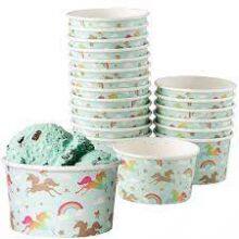 Kraft Strawberry Sundae Container Individual Ice Cream Sundae Cups Paper Cream Cake Cup thumbnail-1