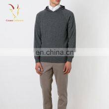 Simple Style Men's 100% Pure Cashmere Hooded Jumper thumbnail-3