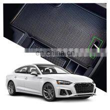 Interior Accessories Parts Silicone Armrest Rest Storage Box Center Control Console Organizer Tray For Audi S5 2017-2020