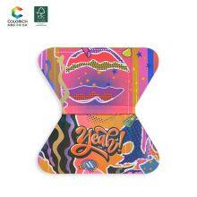 Wholesale Cardboard Empty Eyeshadow Palette Empty Makeup Palette Magnetic Paper Case 24 Pan Eyeshadow Palette With Mirror thumbnail-3