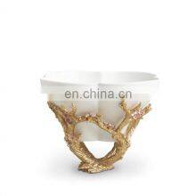 Gold & White Egg Stand